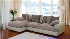 Sofa góc nỉ 23