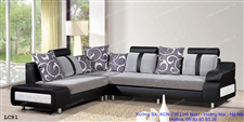 Sofa góc nỉ 45