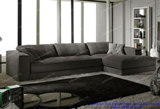 Sofa góc nỉ 75