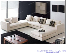 Sofa góc nỉ 76