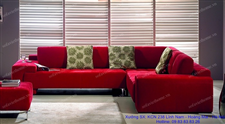 Sofa góc nỉ 92